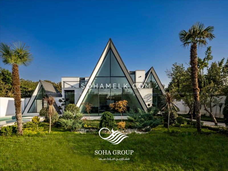 1500 متر باغ ویلا با معماری اروپایی و بسیار لوکس در قلب شهریار