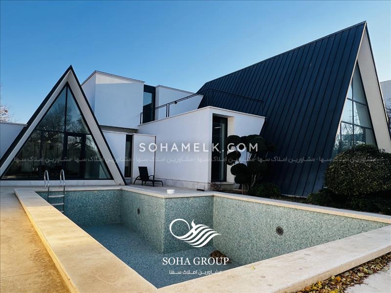 1500 متر باغ ویلا با معماری اروپایی و بسیار لوکس در قلب شهریار