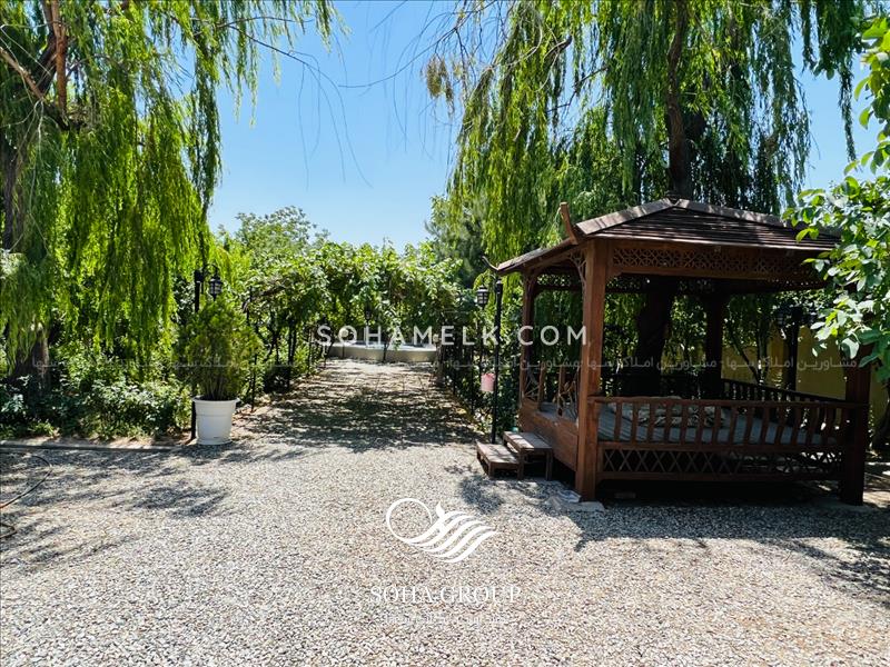 1250 متر باغ ویلا سرسبز داخل مجموعه ویلایی در اسفندآباد ملارد