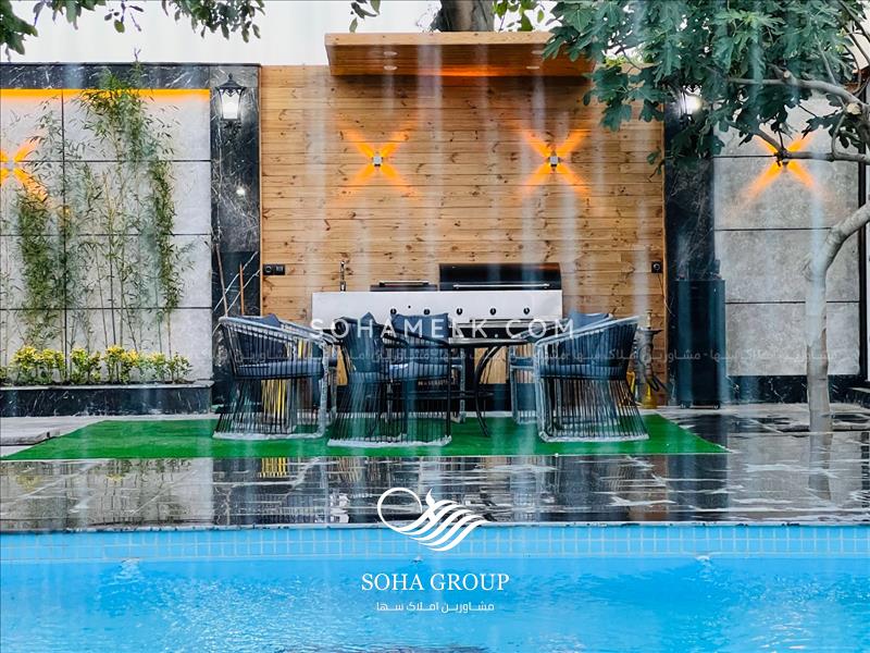 850 متر باغ ویلا مدرن و لوکس در منطقه قشلاق ملارد