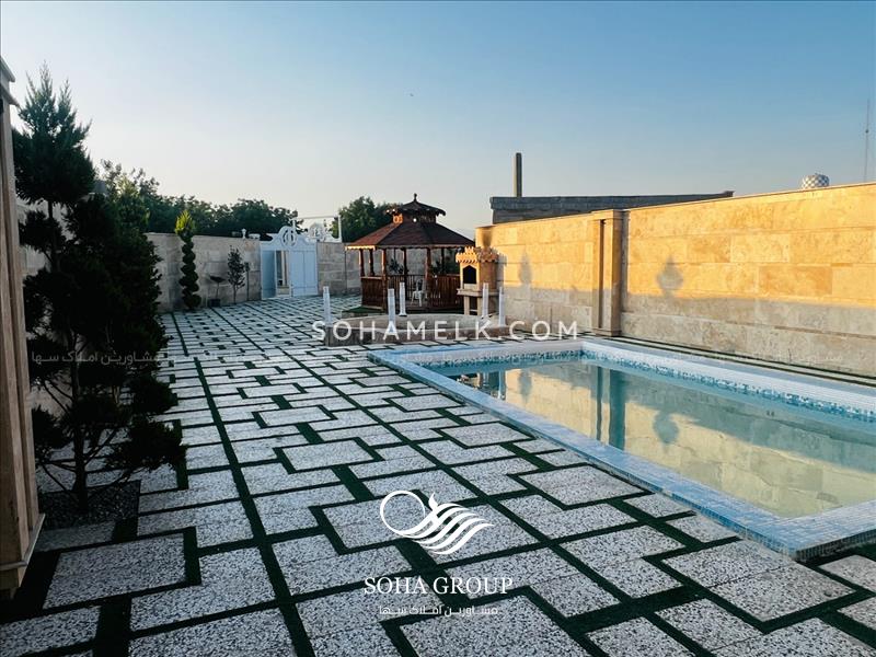 580 متر باغ ویلا داخل مجموعه ویلایی در ویلادشت ملارد