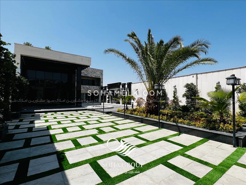 600 متر باغ ویلا فوق العاده مدرن و لوکس در ملارد ویلای شمالی