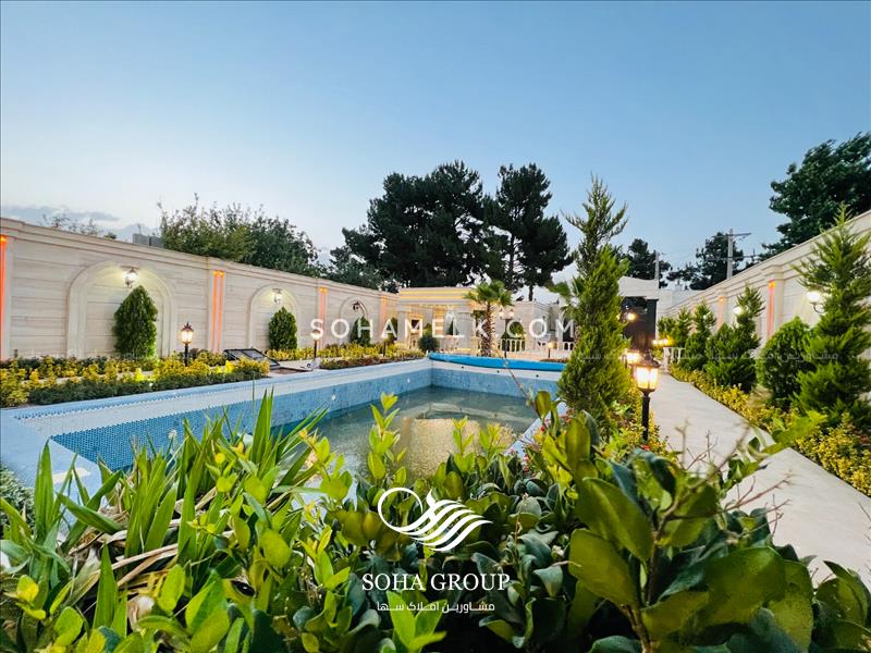 900 متر باغ ویلا لوکس و لاکچری در ملارد ویلای جنوبی