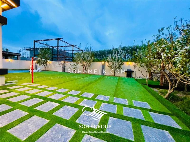 1156متر باغ ویلا  مدرن و سرسبز در خوشنام ملارد