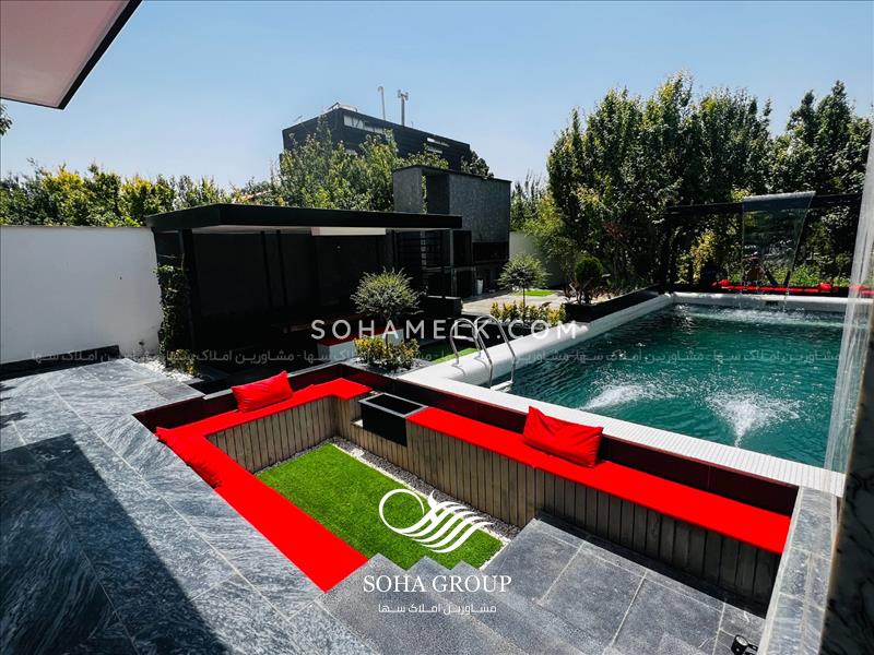 1000 متر باغ ویلا با معماری مدرن و زیبا در کردزار شهریار