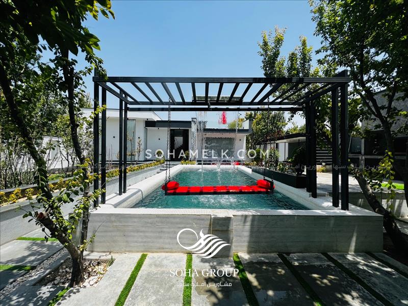 1000 متر باغ ویلا با معماری مدرن و زیبا در کردزار شهریار