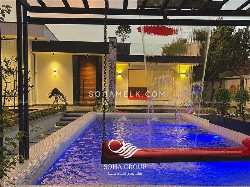 1000 متر باغ ویلا با معماری مدرن و زیبا در کردزار شهریار