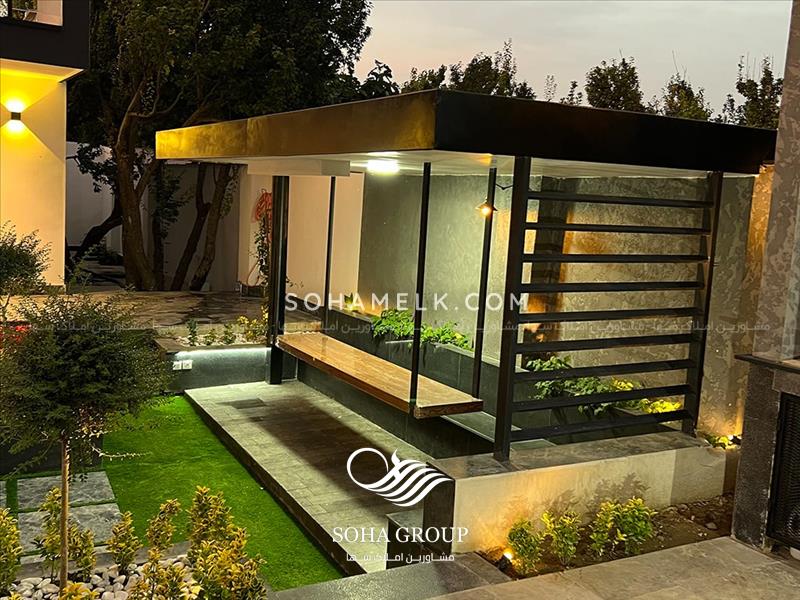1000 متر باغ ویلا با معماری مدرن و زیبا در کردزار شهریار