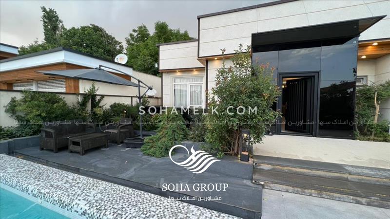 900 متر باغ ویلا مدرن و زیبا در تهراندشت کرج