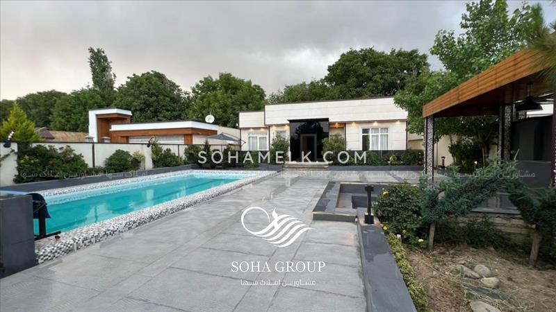 900 متر باغ ویلا مدرن و زیبا در تهراندشت کرج