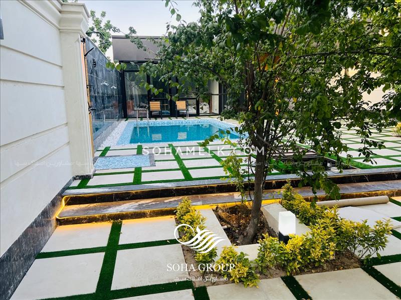 500 متر باغ ویلا مدرن داخل مجموعه ویلایی در لم آباد ملارد 