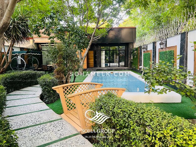 580 متر باغ ویلا فوق العاده زیبا در لم آباد ملارد