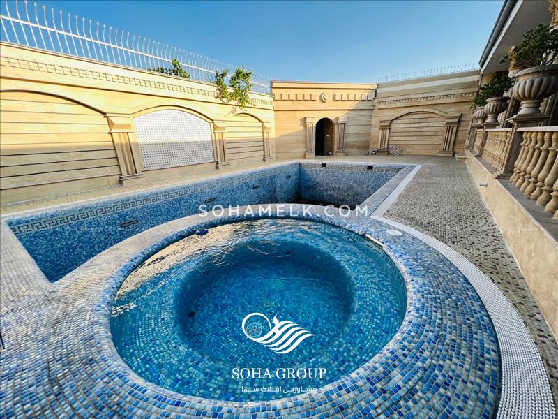 1000 متر باغ ویلا لوکس و زیبا در رزکان شهریار