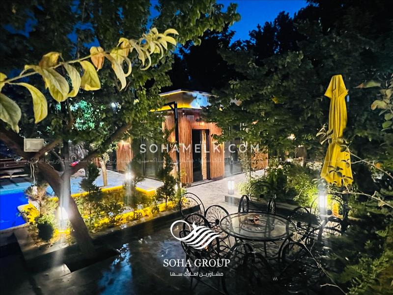 2000 متر باغ ویلا فوق العاده سرسبز و زیبا در لم آباد ملارد