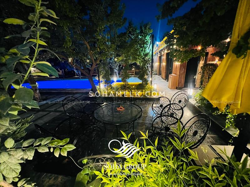 2000 متر باغ ویلا فوق العاده سرسبز و زیبا در لم آباد ملارد