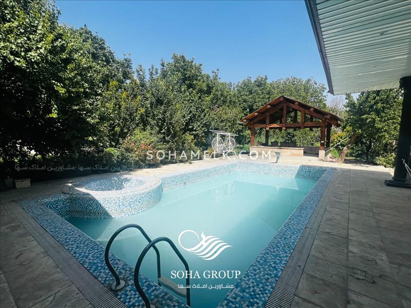 3840 متر باغ ویلا  سرسبز و زیبا در لم آباد ملارد