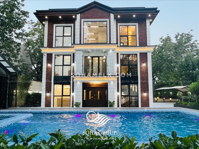 1800 متر باغ ویلا سوپرلوکس و لاکچری در منطقه شهریار 