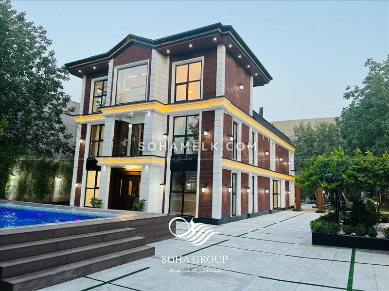 1800 متر باغ ویلا سوپرلوکس و لاکچری در منطقه شهریار 