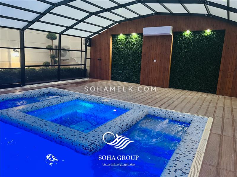 1800 متر باغ ویلا سوپرلوکس و لاکچری در منطقه شهریار 