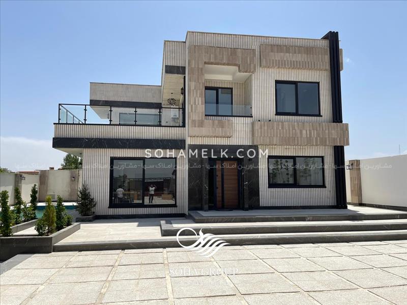 1000 متر باغ ویلا مدرن و زیبا در شهرک زعفرانیه جنوب کردان