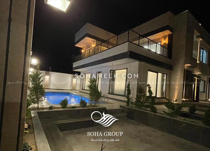 1000 متر باغ ویلا مدرن و زیبا در شهرک زعفرانیه جنوب کردان