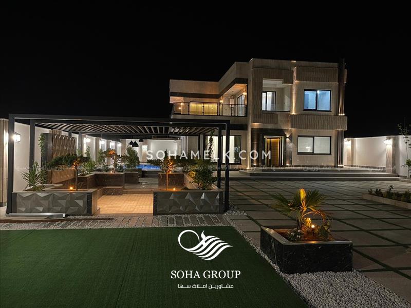 1000 متر باغ ویلا مدرن و زیبا در شهرک زعفرانیه جنوب کردان