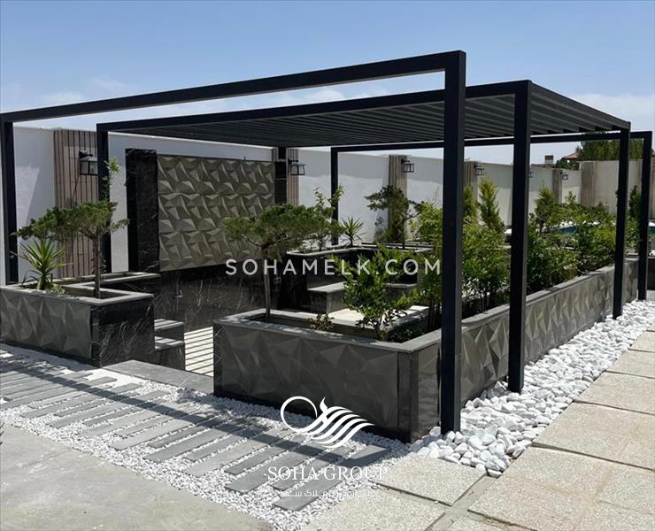 1000 متر باغ ویلا مدرن و زیبا در شهرک زعفرانیه جنوب کردان