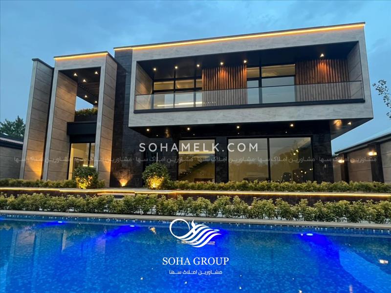 1000 متر باغ ویلا مدرن و لوکس در شهرک زعفرانیه جنوب کردان