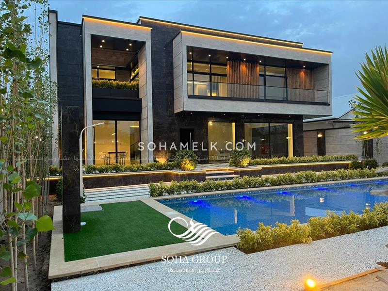 1000 متر باغ ویلا مدرن و لوکس در شهرک زعفرانیه جنوب کردان