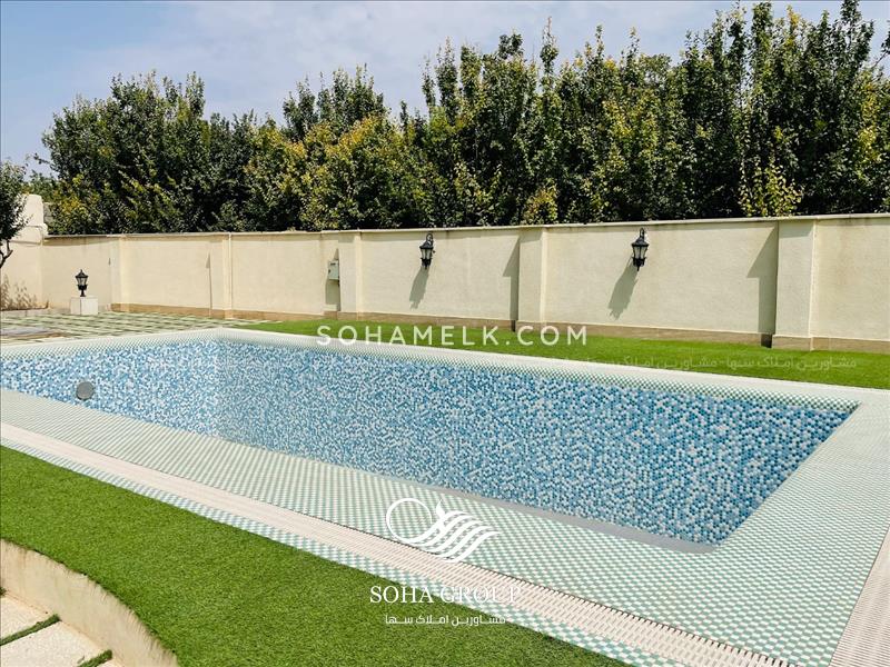2000 متر باغ ویلا فوق العاده سرسبز در باغدشت شهریار