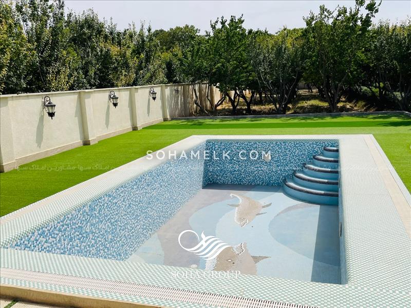 2000 متر باغ ویلا فوق العاده سرسبز در باغدشت شهریار