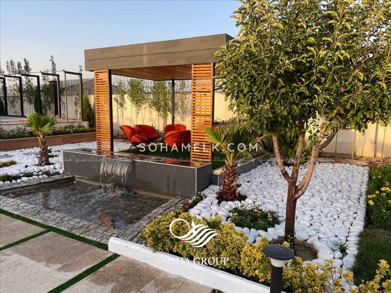 1000 متر باغ ویلا مدرن و لاکچری در شهرک زعفرانیه جنوب کردان کرج