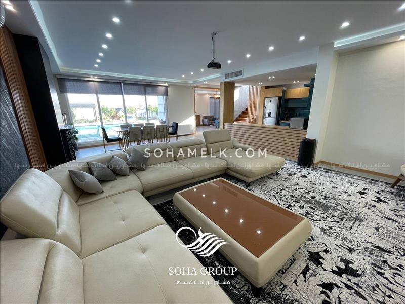 1000 متر باغ ویلا مدرن و لاکچری در شهرک زعفرانیه جنوب کردان کرج