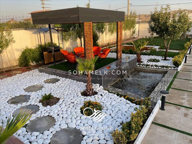 1000 متر باغ ویلا مدرن و لاکچری در شهرک زعفرانیه جنوب کردان کرج