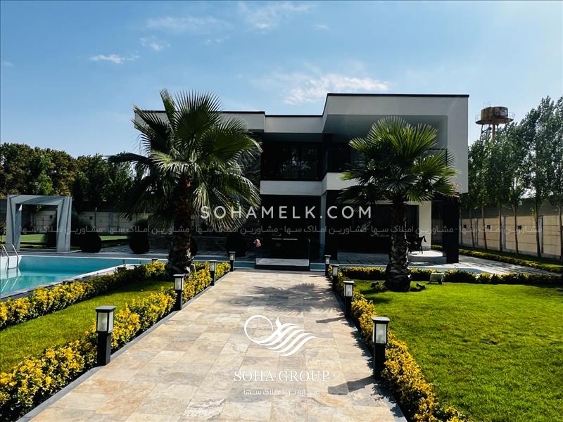 5100 متر باغ ویلا فوق العاده لوکس و مدرن در منطقه صفادشت