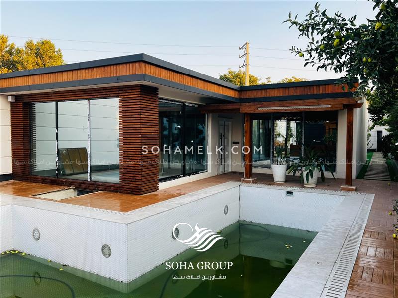 600 متر باغ ویلا مدرن و فوق العاده زیبا در قشلاق ملارد