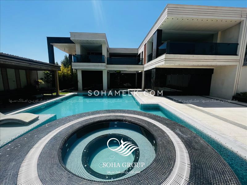 1800 متر باغ ویلا مدرن ولاکچری داخل شهرک ویلایی در صفادشت