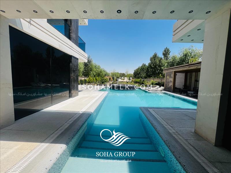 1800 متر باغ ویلا مدرن ولاکچری داخل شهرک ویلایی در صفادشت