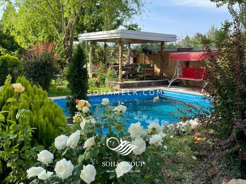 1400 متر باغ ویلا فوق العاده زیبا و سرسبز در کوهسار کرج