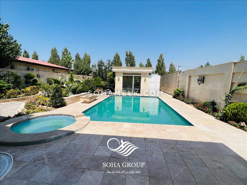 960 متر باغ ویلا کلاسیک داخل مجموعه در باغدشت شهریار