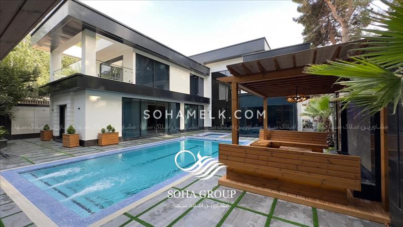 1000 متر باغ ویلا فوق العاده لاکچری و مدرن شهرکی درشهریار