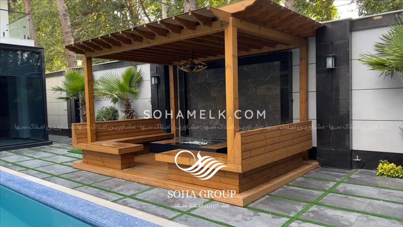 1000 متر باغ ویلا فوق العاده لاکچری و مدرن شهرکی درشهریار