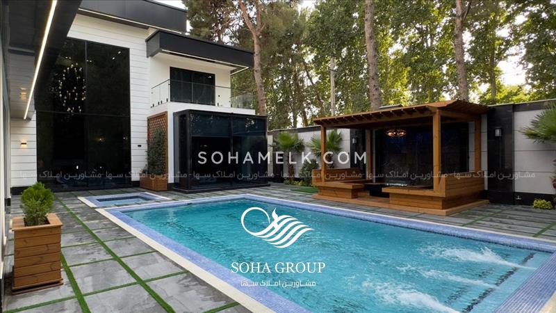 1000 متر باغ ویلا فوق العاده لاکچری و مدرن شهرکی درشهریار