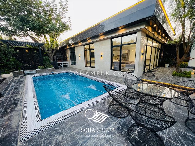 500 متر باغ ویلا مدرن و زیبا در دهکده ویلایی کردزار