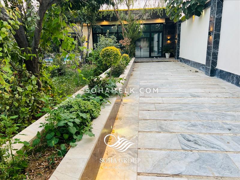 500 متر باغ ویلا مدرن و زیبا در دهکده ویلایی کردزار