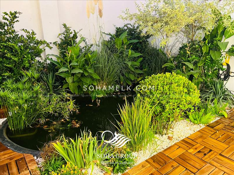 1120 متر باغ ویلا با طراحی  مدرن ارگانیک (بوهو ) و دیدنی در محمدشهرکرج