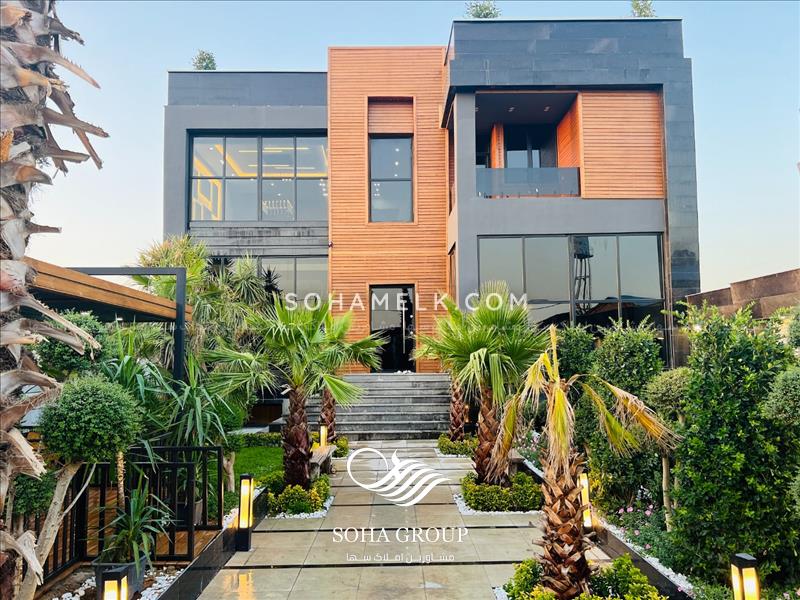 600متر باغ ویلا مدرن و تریبلکس در ملاردویلای شمالی