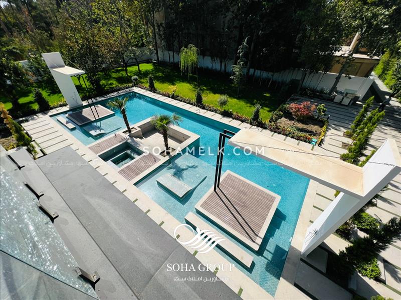 باغ ویلای فوق العاده لوکس و مدرن در شهرک ویلایی نشین زیبادشت