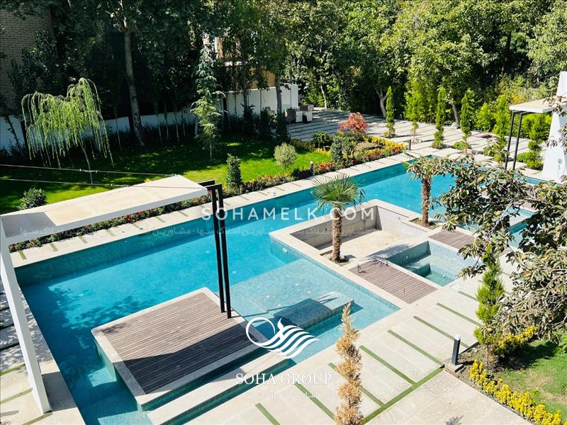 باغ ویلای فوق العاده لوکس و مدرن در شهرک ویلایی نشین زیبادشت