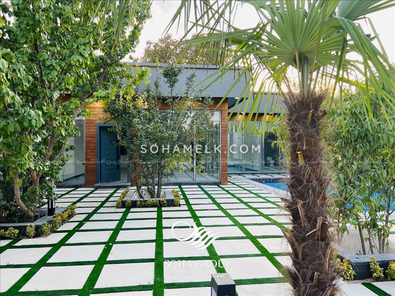 400 متر باغ ویلای نقلی و مدرن در اسفند اباد ملارد 